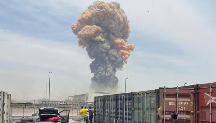 تصاویر اولیه از انفجار بندر رجایی