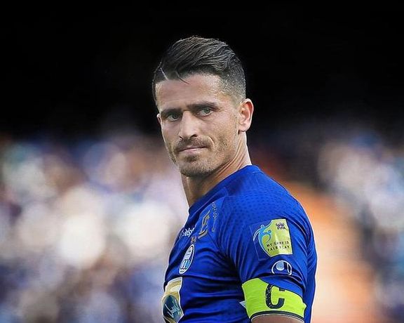 Iranian football star Vorya Ghafouri