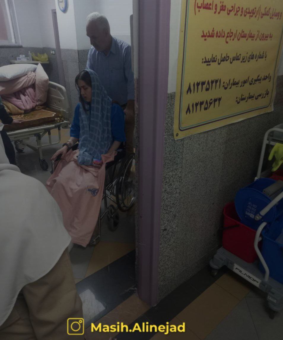مسيح علي نجاد: الشابة التي أصيبت برصاص الأمن الإيراني بسبب حجابها أصيبت بالشلل 