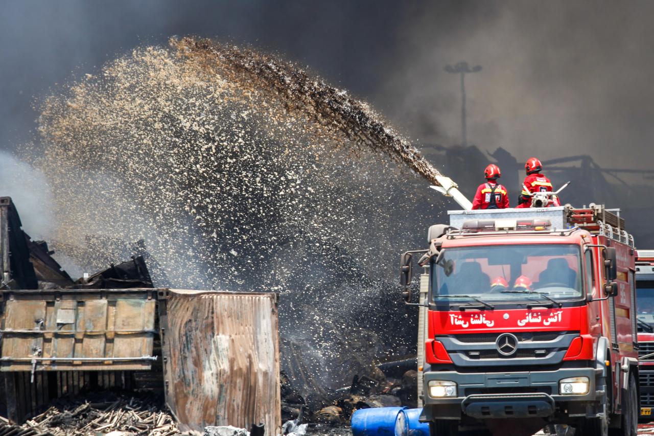 برلماني إيراني: انفجار ميناء رجائي ليس له مصدر خارجي
