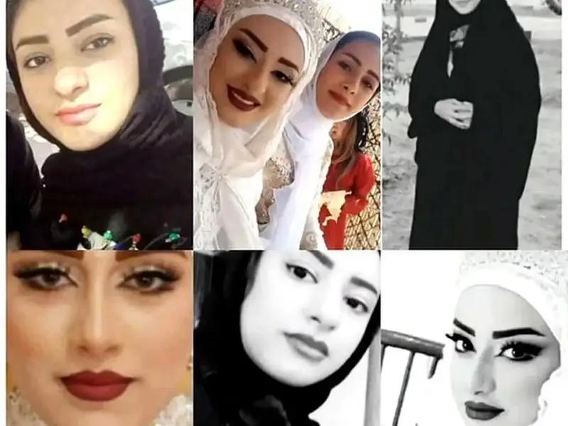A combo picture of victims of femicide in Iran (Undated)