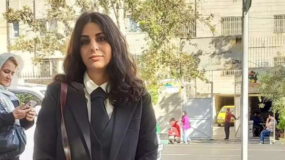 Anti-hijab activist Sepideh Rashno