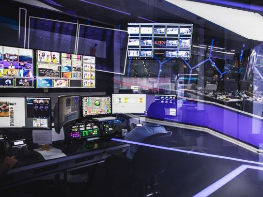 Iran International's broadcast studios