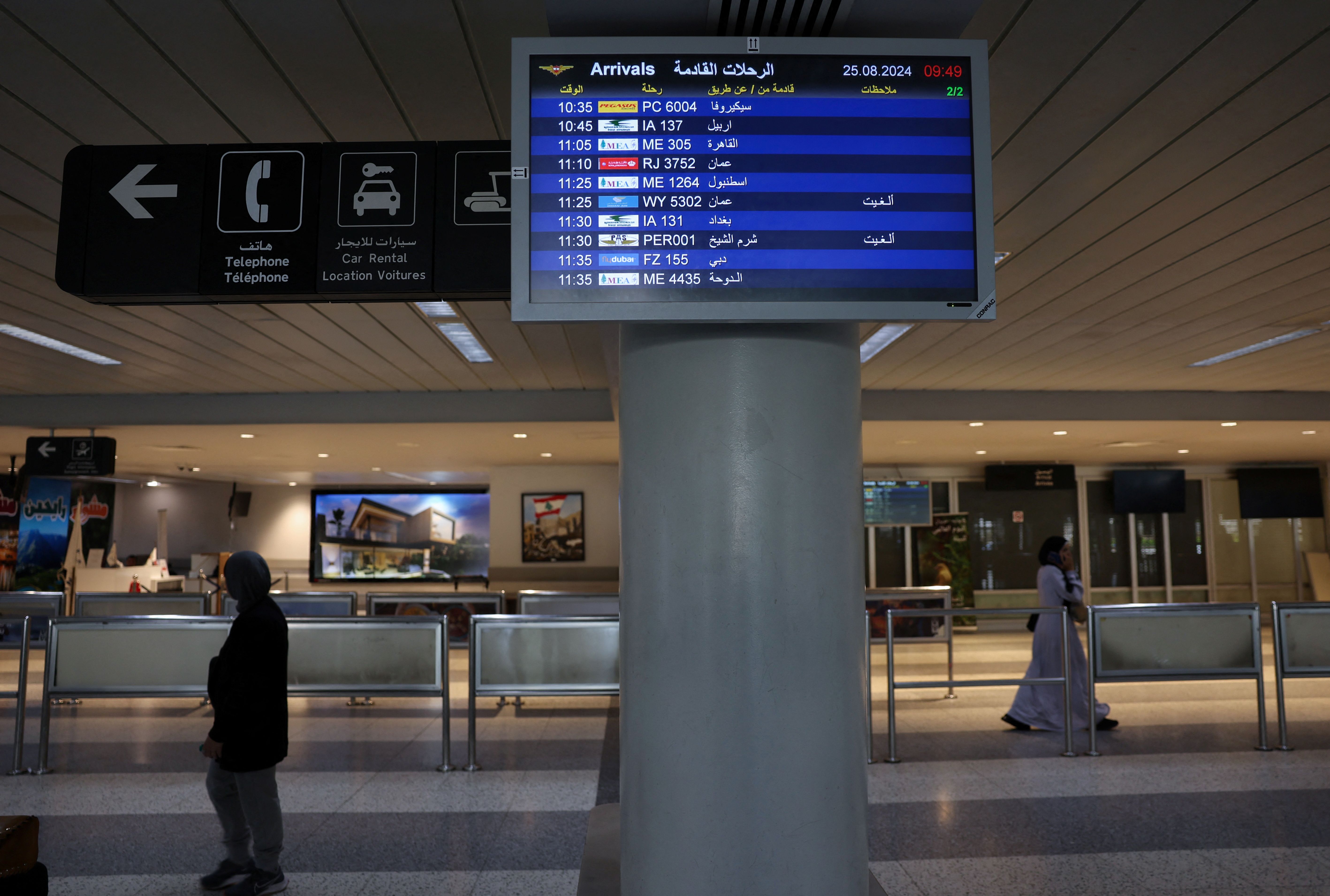 السلطات اللبنانية تضع دبلوماسيا إيرانيا تحت المراقبة في مطار بيروت بعد رفضه تفتيش حقيبته