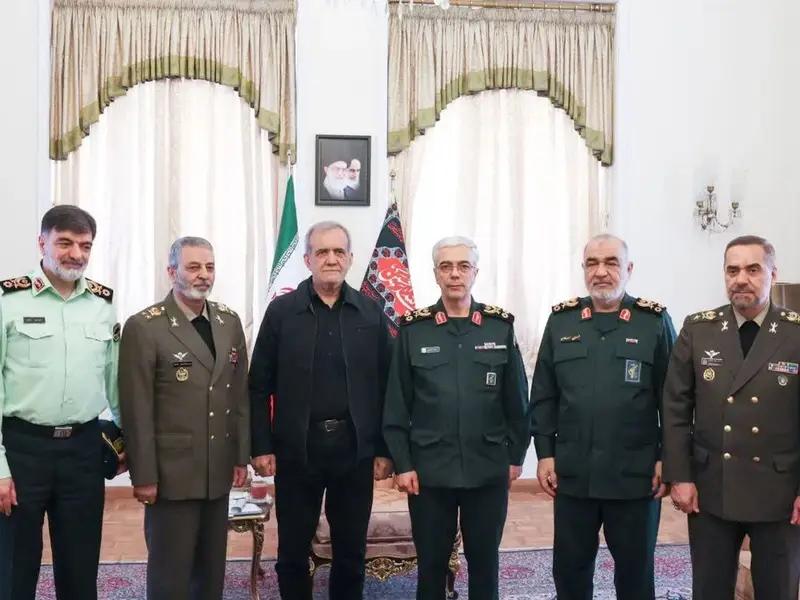 Iran's military leaders pledge support to incoming government