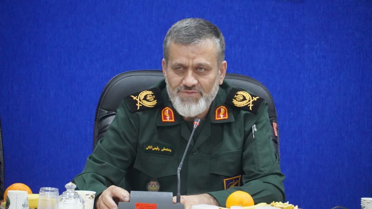 فرمانده سپاه قزوین: هر جا کاری بر زمین بماند سپاه وارد می‌شود