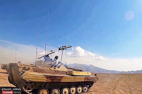 Iran Says IRGC Test-Fired Latest Anti-Tank Missile