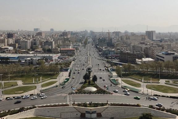 A view of Azadi Street from atop the iconic Azadi Tower in this undated file photo