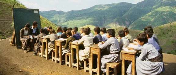 A class held in the mountainous areas of Iran