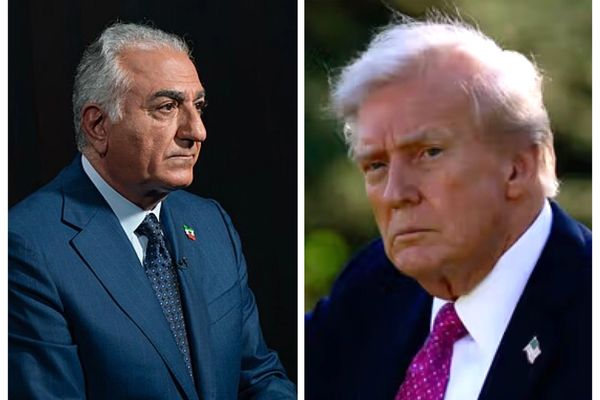 شاهزاده پهلوی به ترامپ: لطفا برای مداخله و کمک به مردم ایران آماده باشید