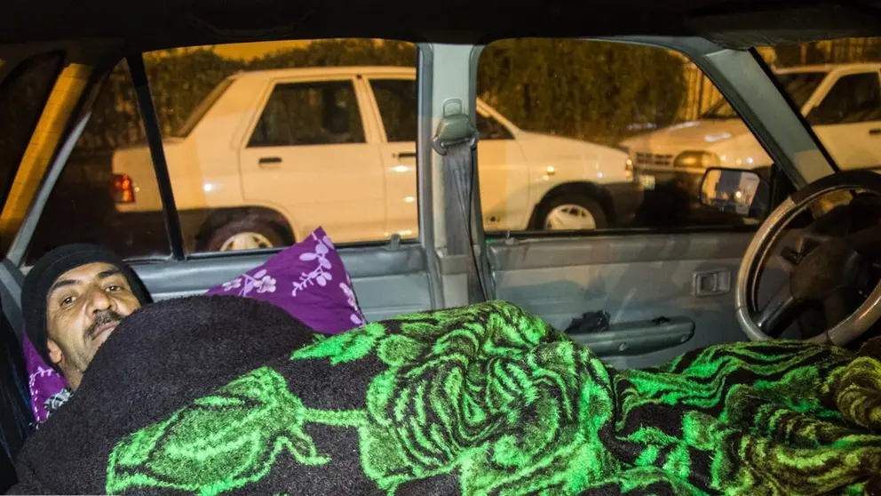 Behind the wheel, under the stars: The story of Tehran’s car-sleeping drivers