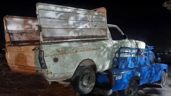 در شهر بابک کرمان رخ داد؛ توقیف نیسانی که بارش وانت پیکان بود