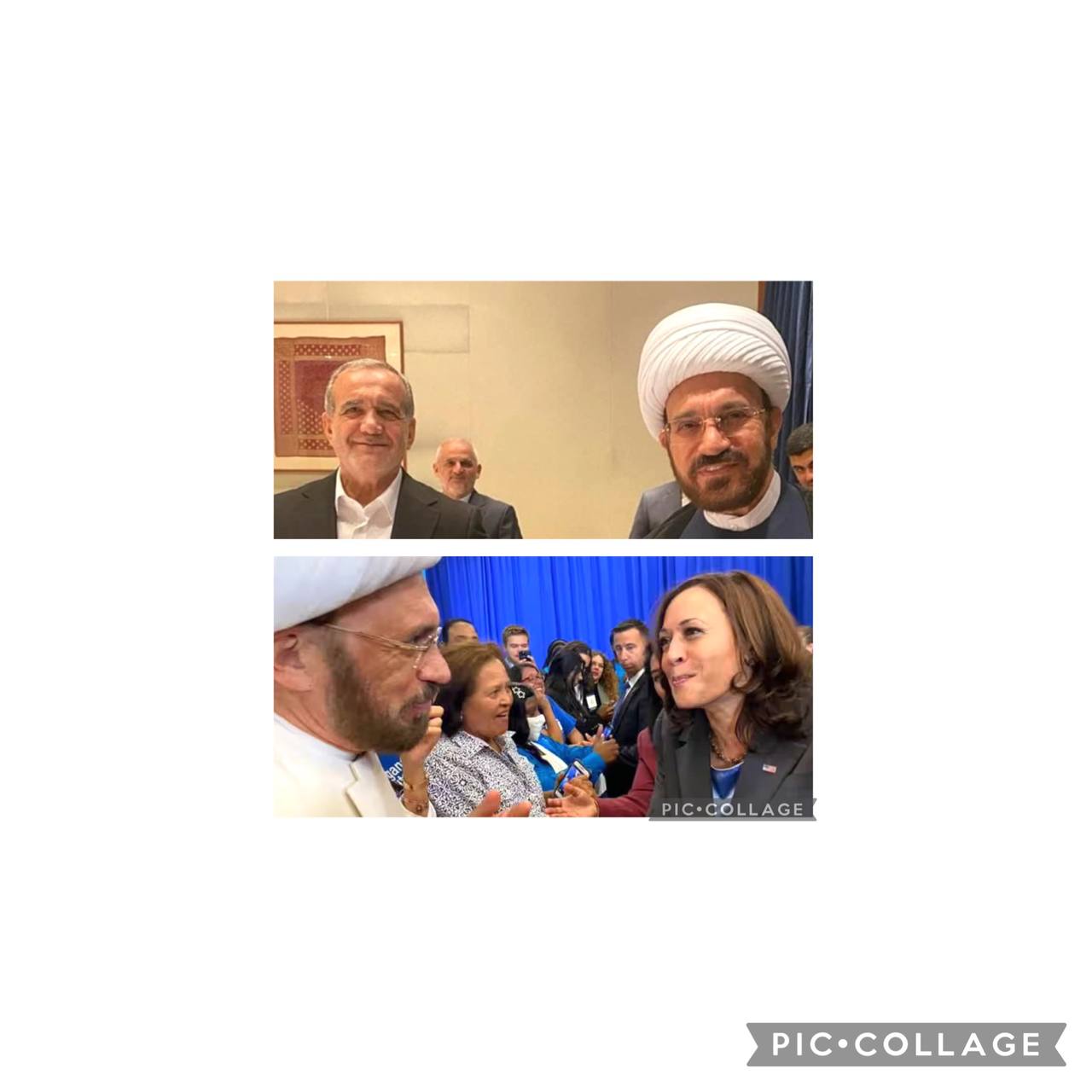 قلق إعلامي أميركي من علاقة كمالا هاريس مع رجل دين إيراني داعم لنظام طهران