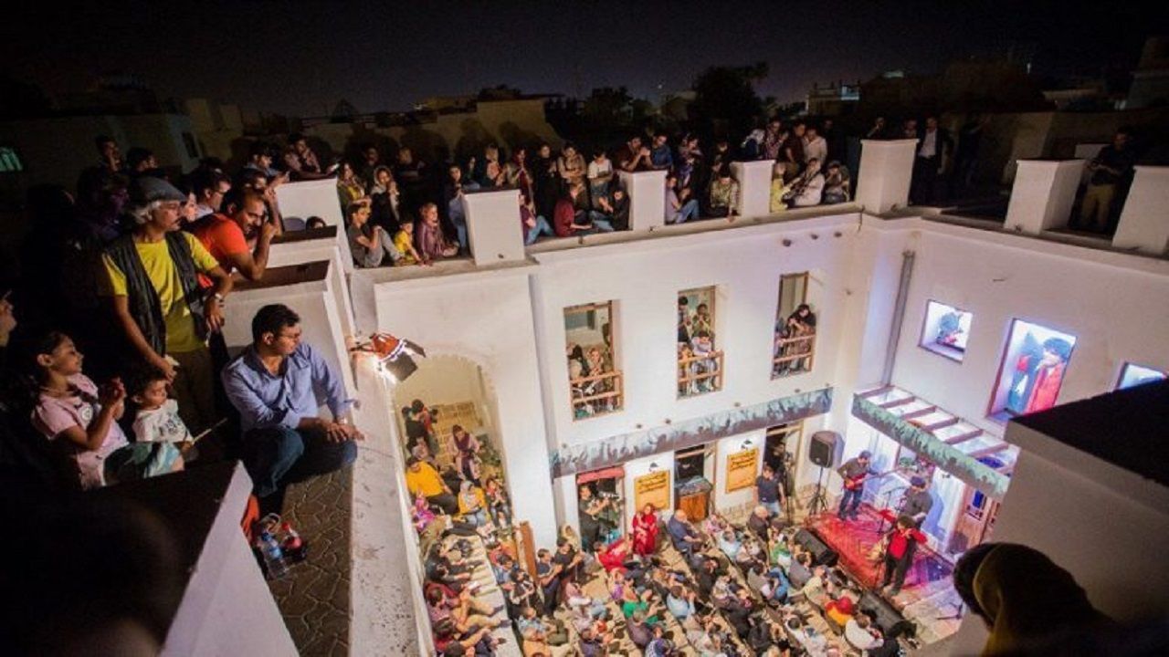 A performance during the music festival in Bushehr (February 2024)  