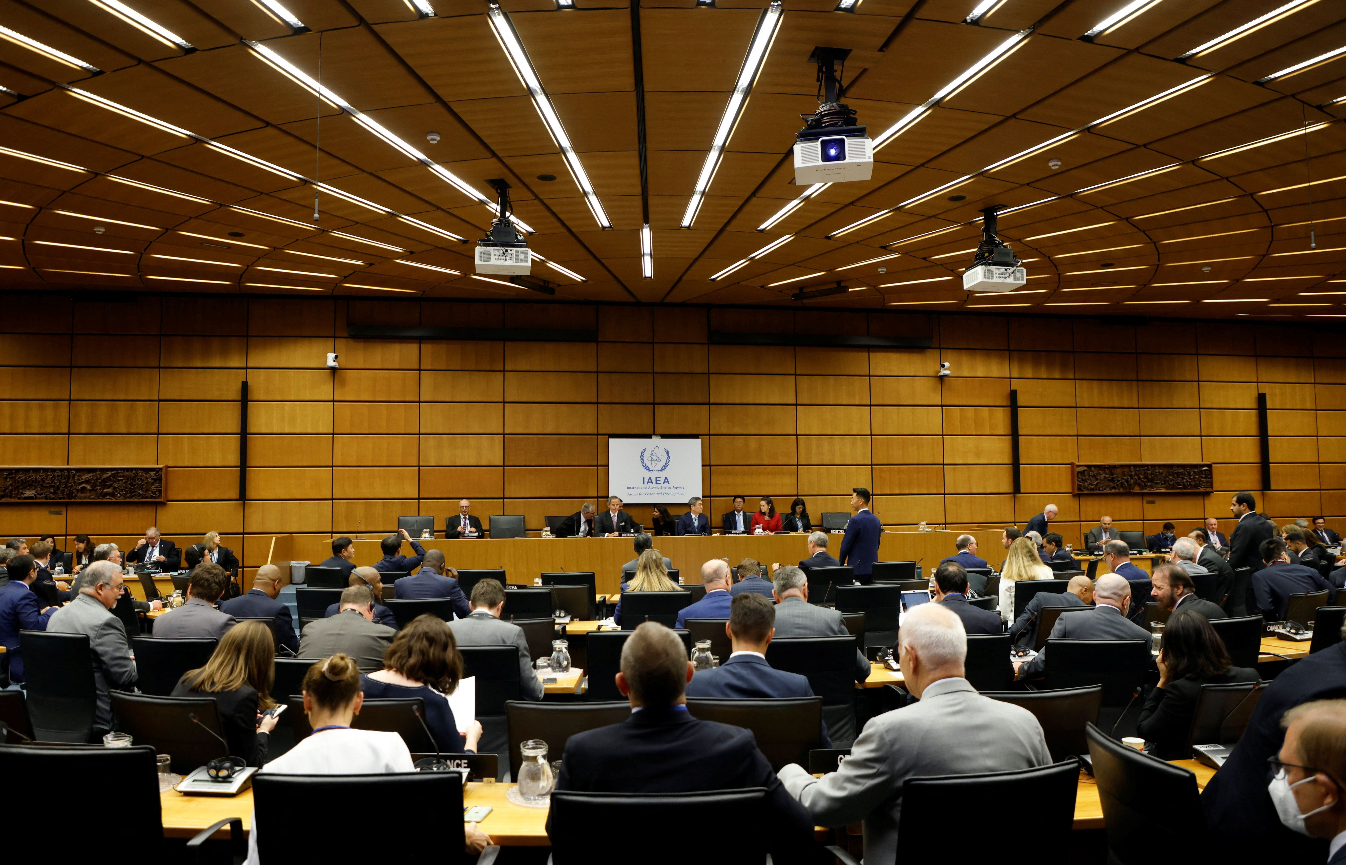 The IAEA Board of Governors meeting in Vienna. 2022