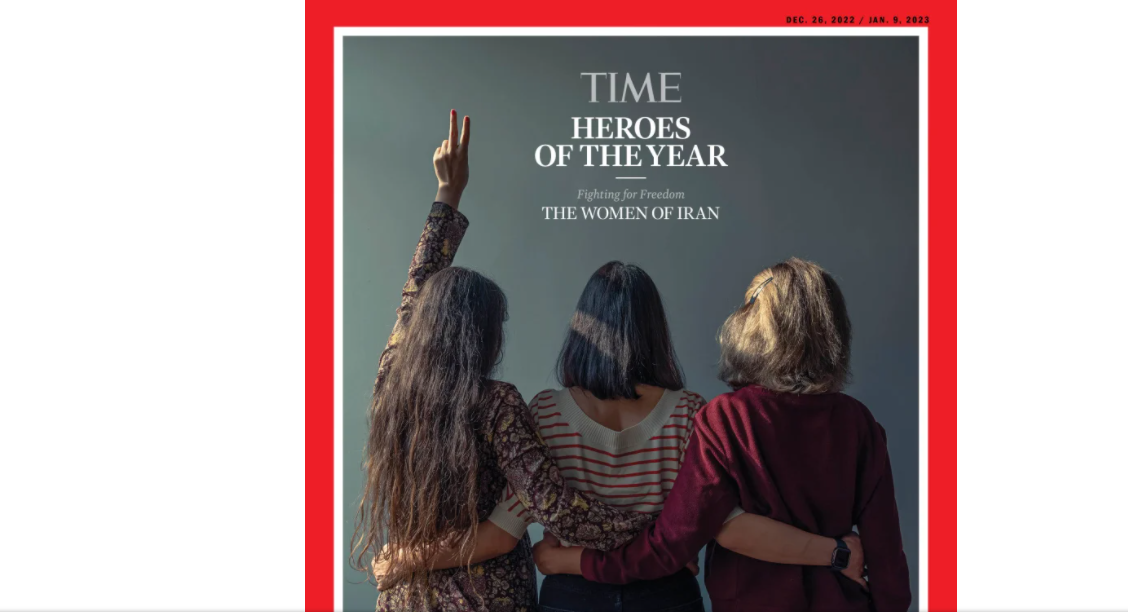 مجله تایم «زنان ایران» را «قهرمانان سال» و ولودیمیر زلنسکی را «شخصیت سال» معرفی کرد