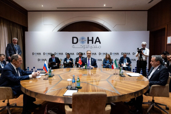 Turkey, Iran, Russia, five Arab states warn of threat posed by Syria crisis