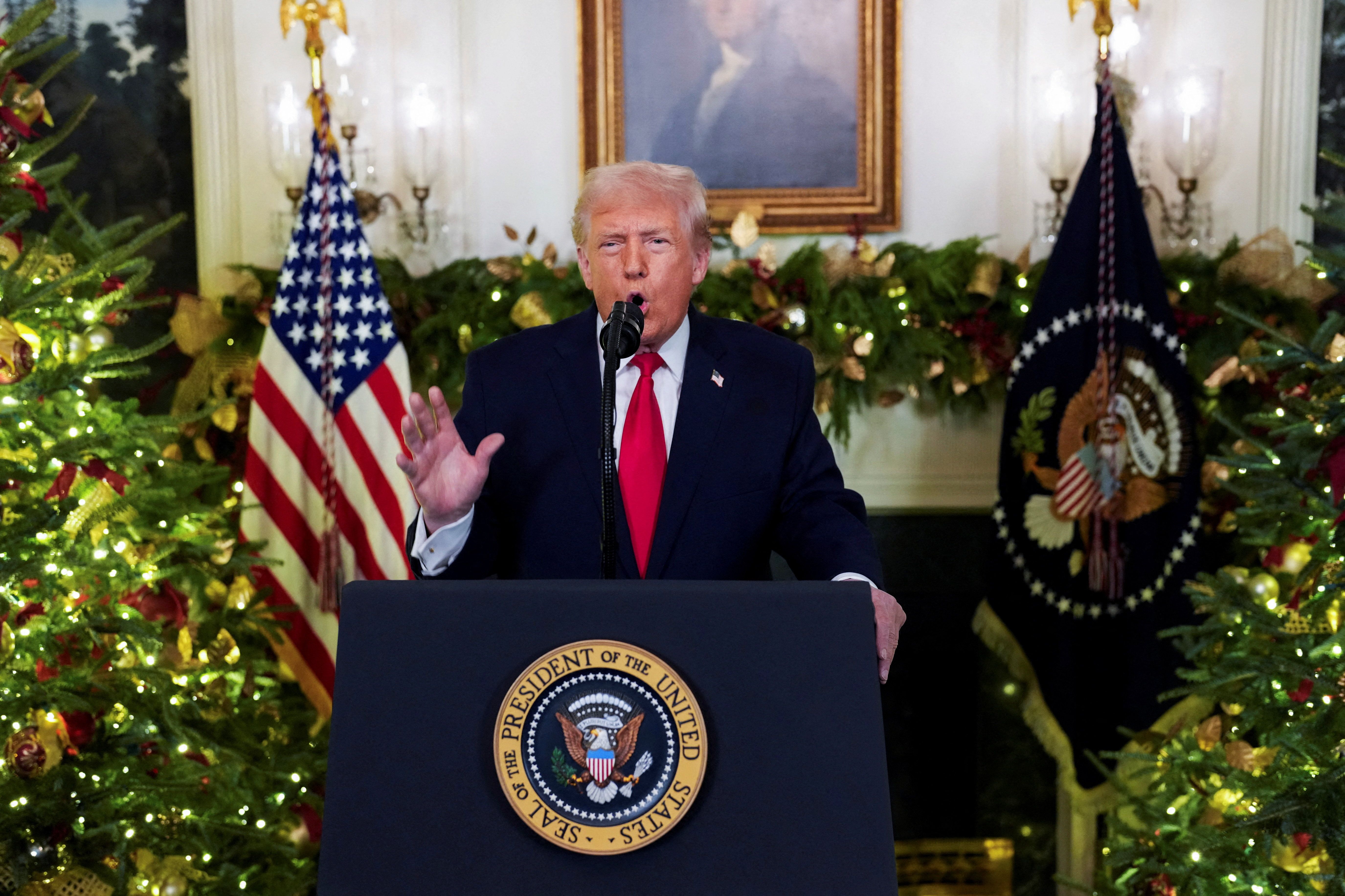 ترامپ: تهدید هسته‌ای ایران را نابود کردم