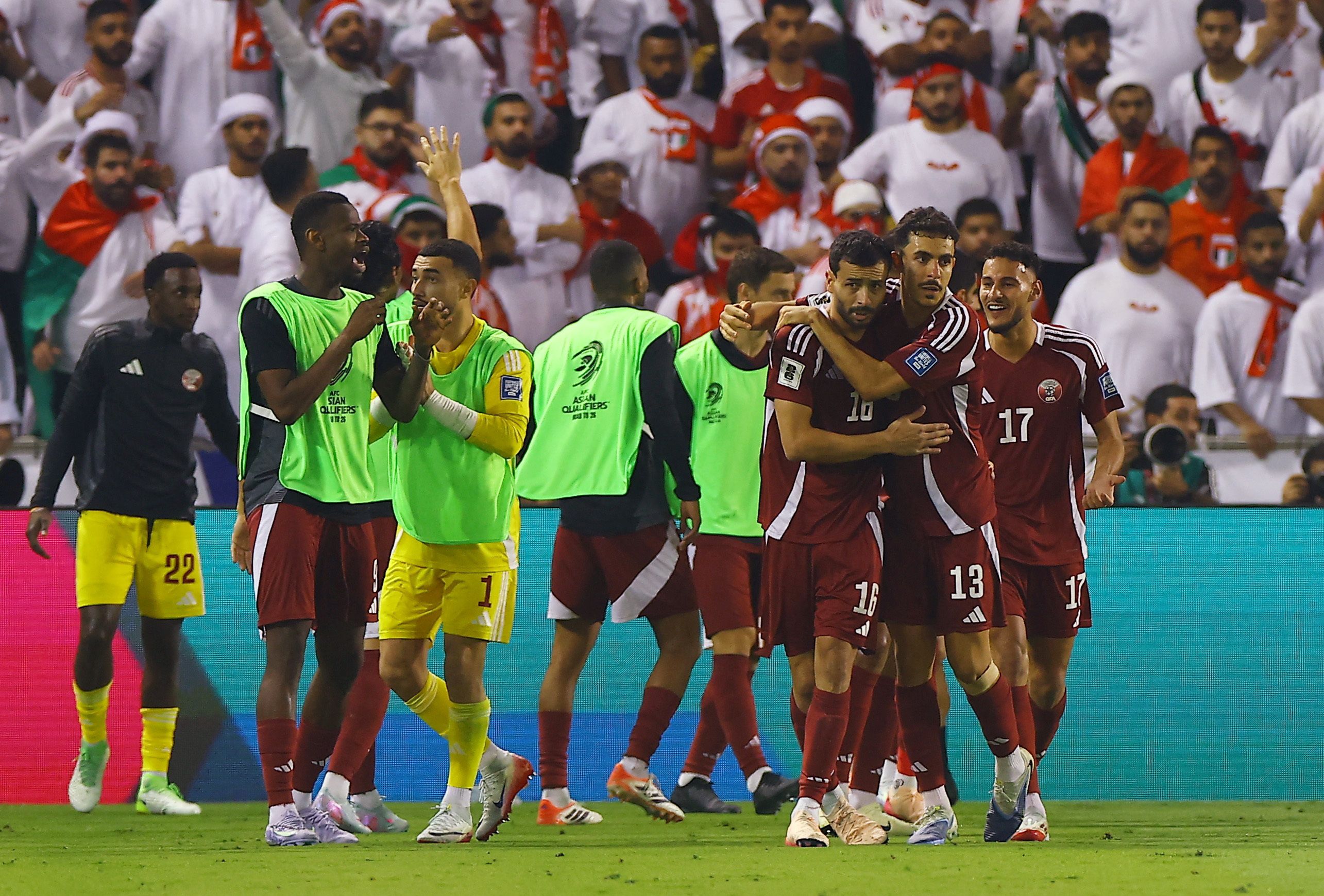 قطر ۲-۱ امارات؛ تیم ملی فوتبال قطر برای اولین بار در تاریخ به جام جهانی صعود کرد