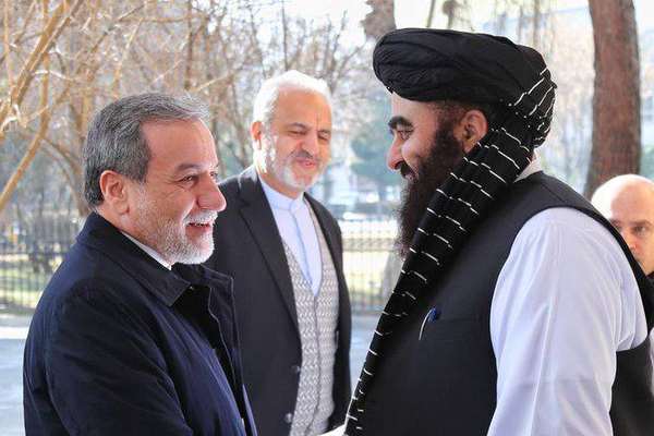 Iran's foreign minister travels to Kabul for talks with the Taliban