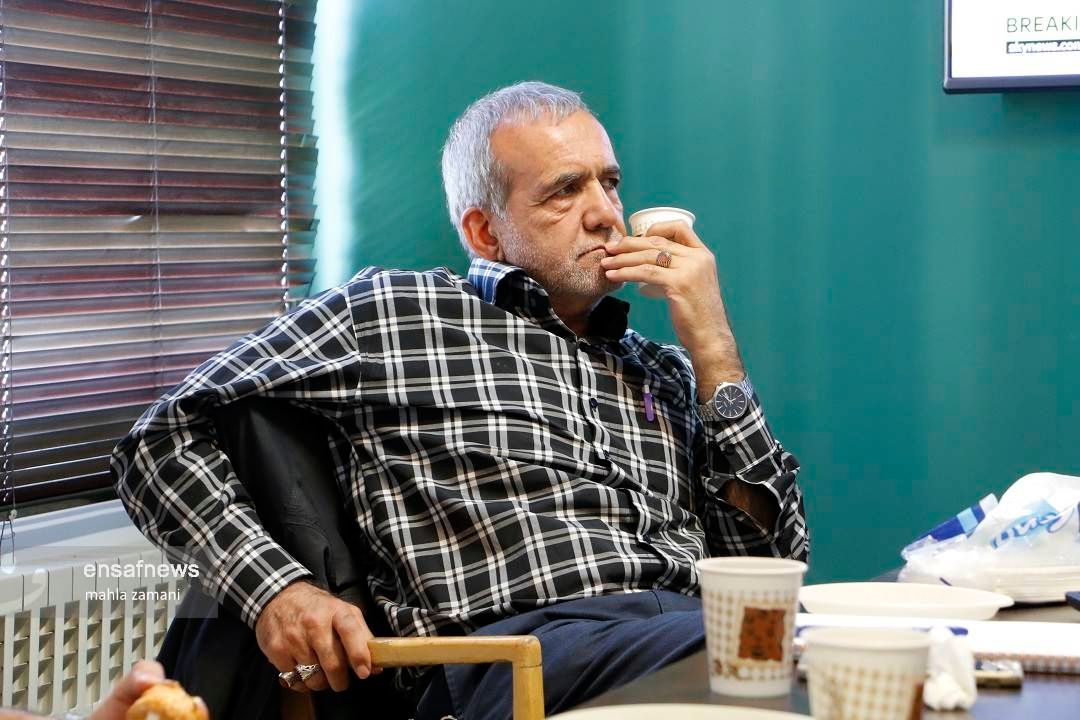 Massoud Pezeshkian, member of Iran's parliament and owner of Ensaf News website. FILE PHOTO