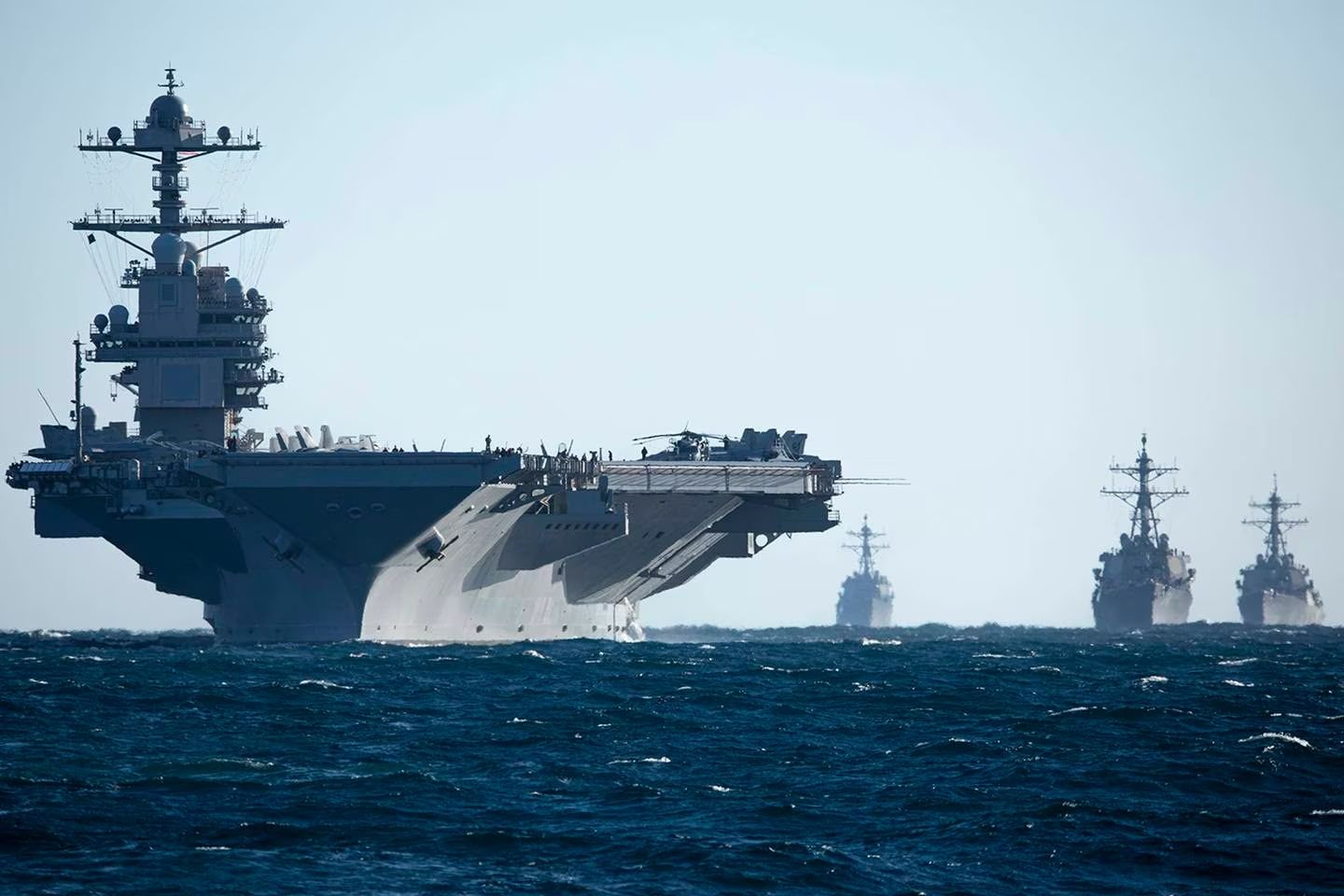 US Deploys Naval Group Near Israel After Hamas Attack 