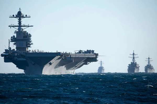 US Deploys Naval Group Near Israel After Hamas Attack