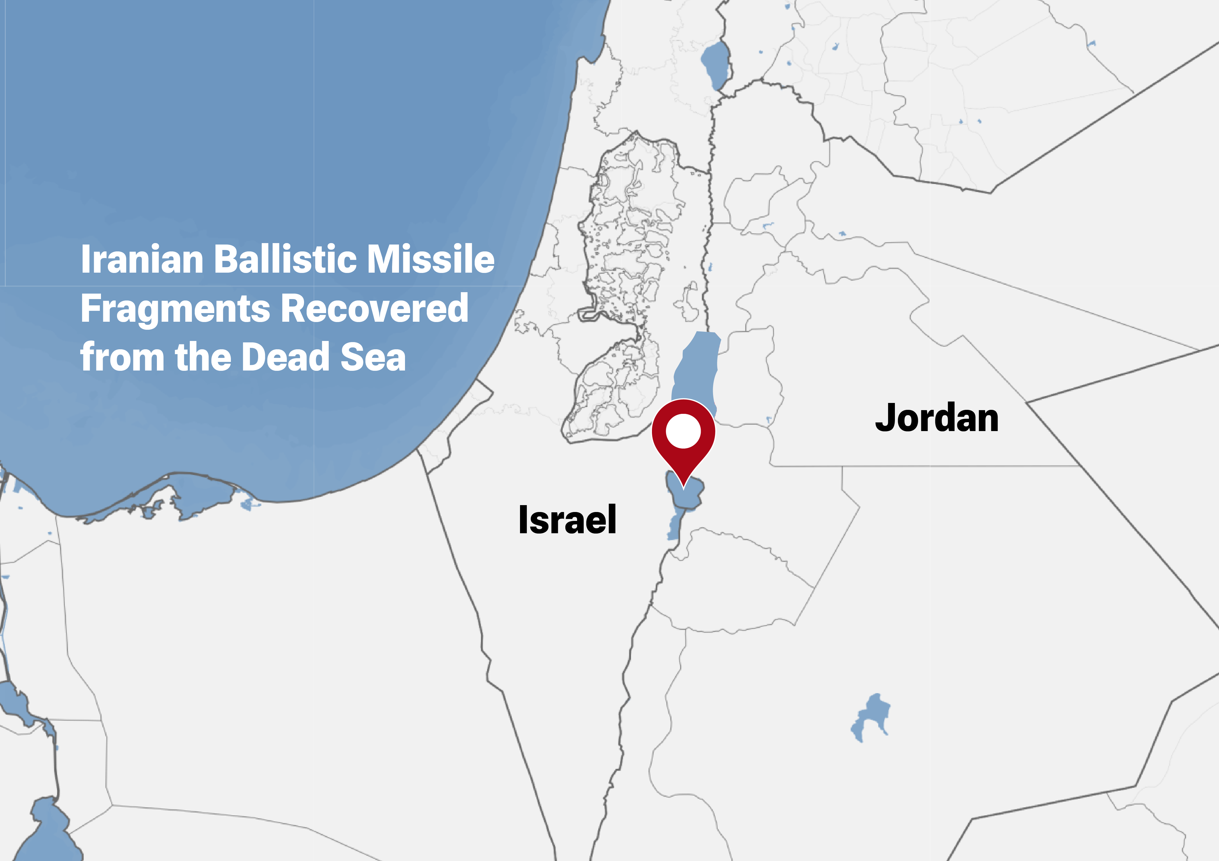 Iranian Ballistic Missile Fragments Recovered from the Dead Sea