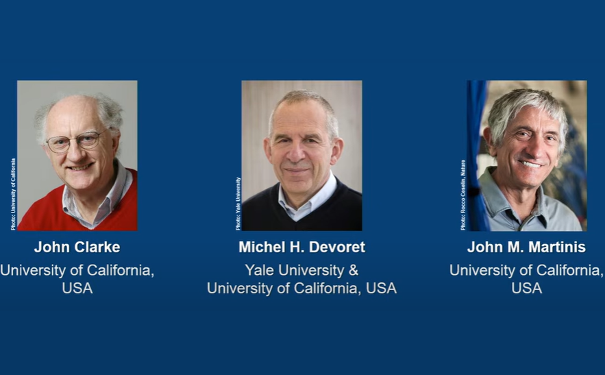 جایزه نوبل فیزیک به جان کلارک، میشل دووره و جان مارتینیس، سه دانشمند در آمریکا اهدا شد