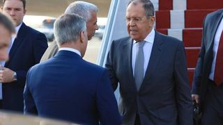 Why is the Russian foreign minister visiting Iran now?