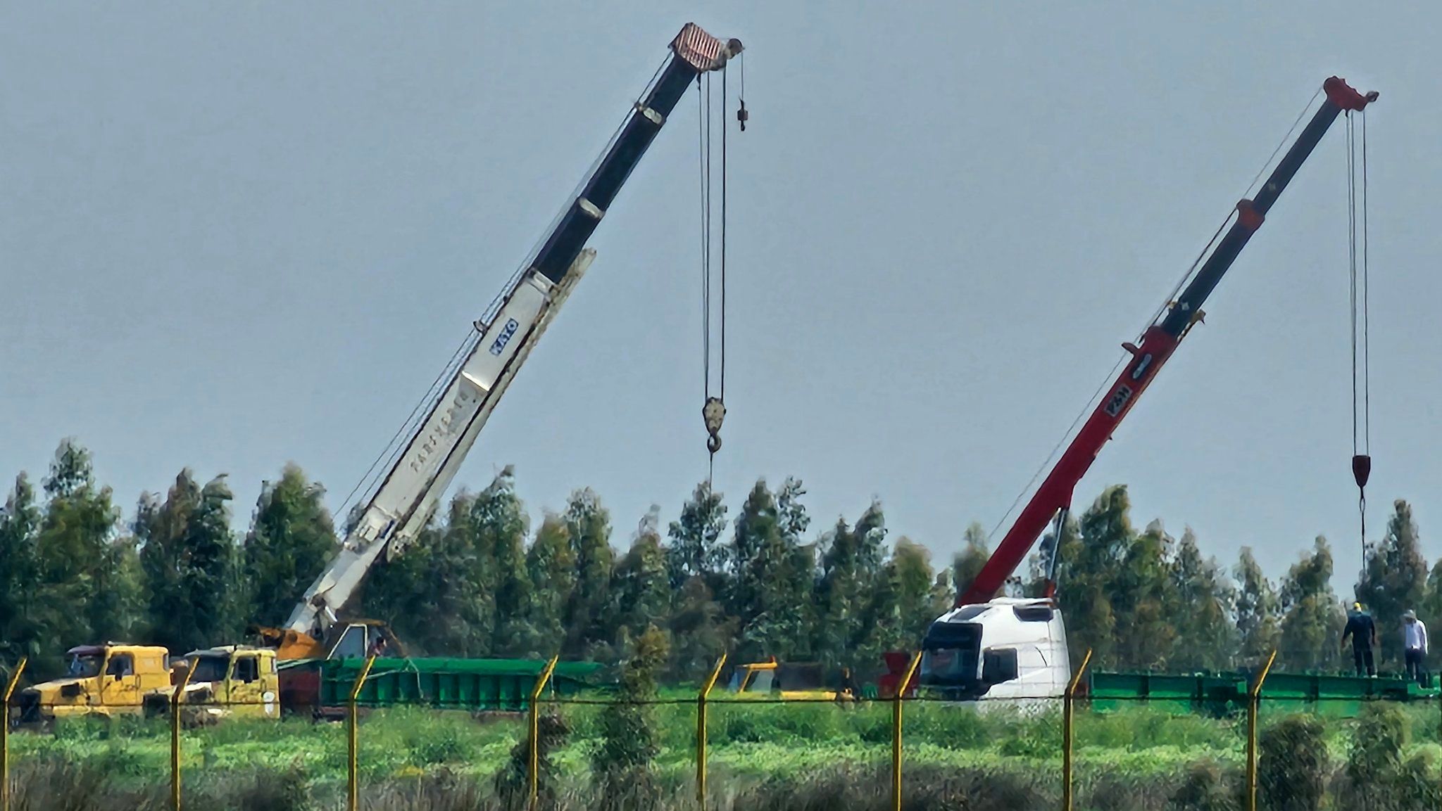 تصویری از پروژه ساخت پتروشیمی در میانکاله