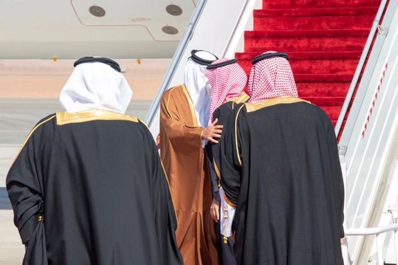Saudi Arabia's Crown Prince Mohammed bin Salman welcomes Qatar's Emir Sheikh Tamim bin Hamad al-Thani upon his arrival to attend the Persian Gulf Cooperation Council's (GCC) 41st Summit in Al-Ula, Saudi Arabia January 5, 2021