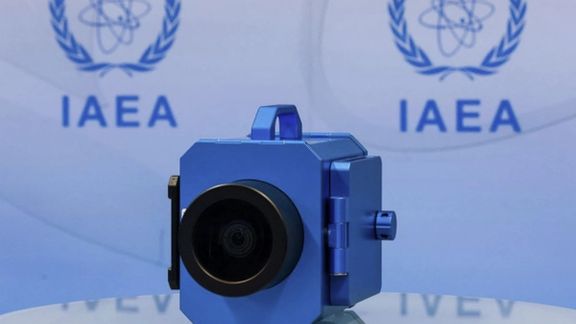 An IAEA monitoring camera similar to ones installed in Iran