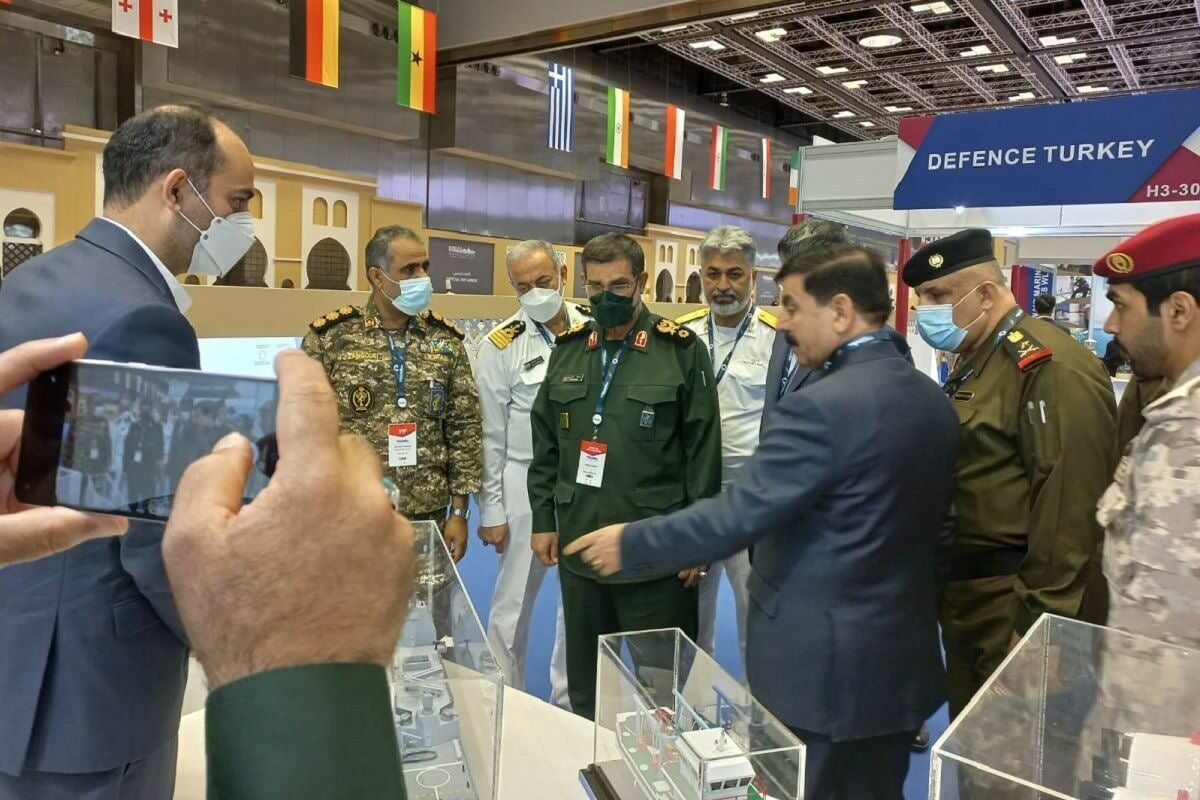 Iranian generals at Doha International Maritime Defense Exhibition and Conference (DIMDEX) (March 2024) 
