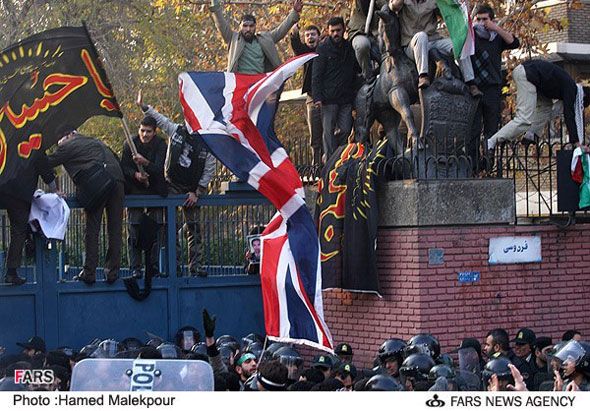 Attack on British embassy in December 2011