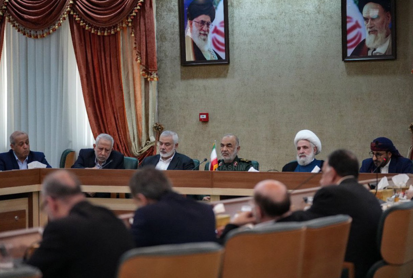 Who’s Who of Iran-Backed Proxies Met on Sidelines of Raisi Funeral 