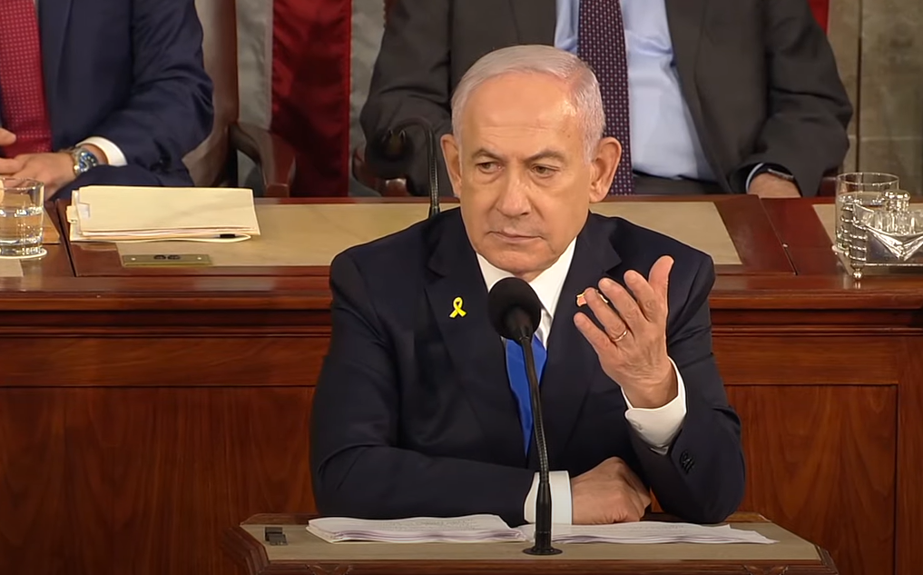 بنیامین نتانیاهو در کنگره آمریکا: جمهوری اسلامی مسبب تمام آشوب‌های خاورمیانه است