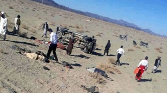 اورژانس زاهدان: واژگونی وانت حامل اتباع غیرمجاز ۲۴ مجروح برجاگذاشت