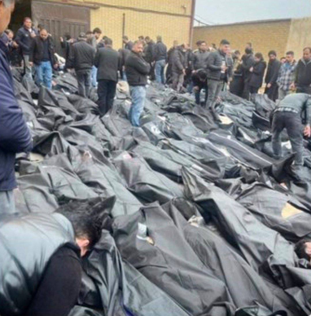 پیام مخاطب: کیسه‌های مشکی برای نگهداری اجساد معترضان کم آمده است