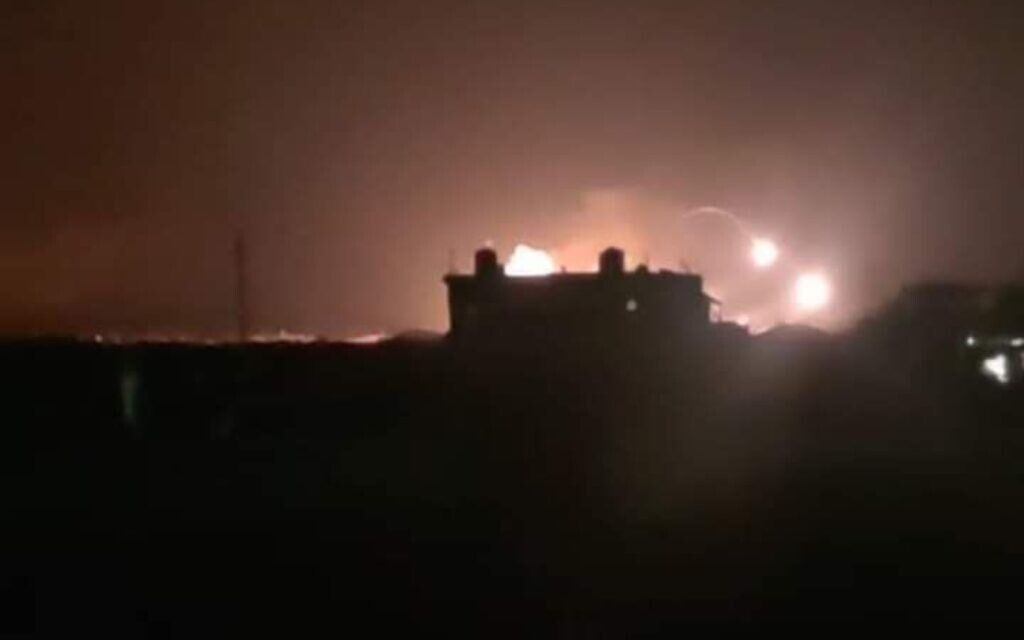 Israeli Missiles Hit Targets Around Syria's Capital