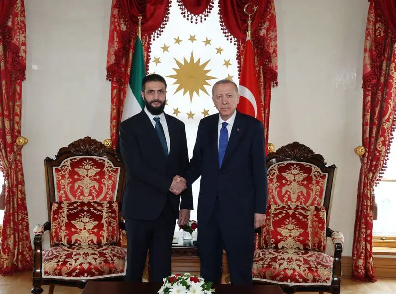 دیدار اردوغان و الشرع در استانبول