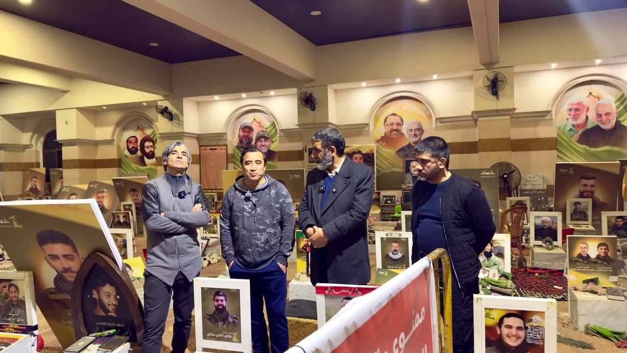 حضور علی دبیر، خداداد و شمسایی در ضاحیه بیروت در لبنان