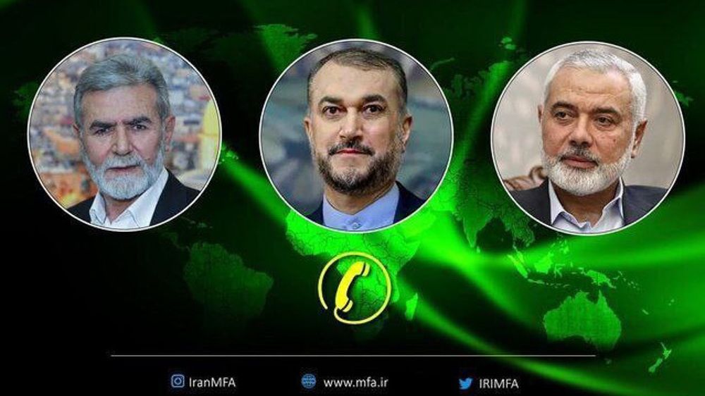 Iranian FM Discusses Israel-Hamas Conflict With Palestinian Leaders 