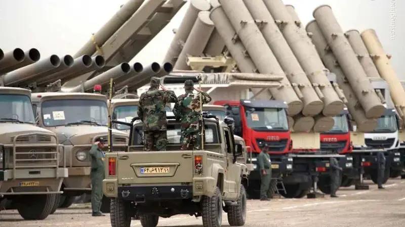 Iran's ballistic Fath-360 on display, said to be the missile supplied to Russia (Undated)