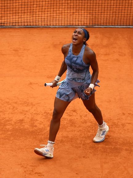 کوکو گوف قهرمان رولنگاروس شد