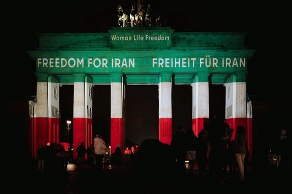 Berlin lights Brandenburg Gate with ‘Freedom for Iran’ message