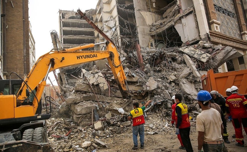 Another Part Of Abadan’s Collapsed Building Falls  