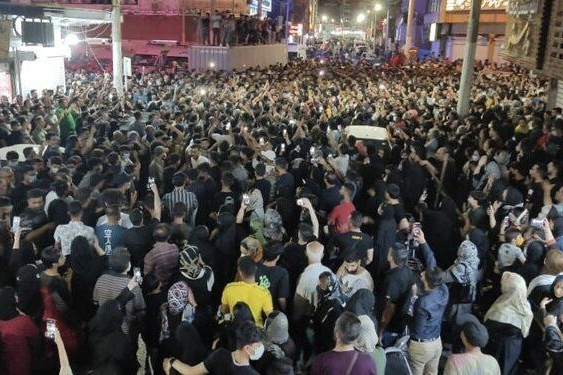 Protest in Abadan on May 25, 2022