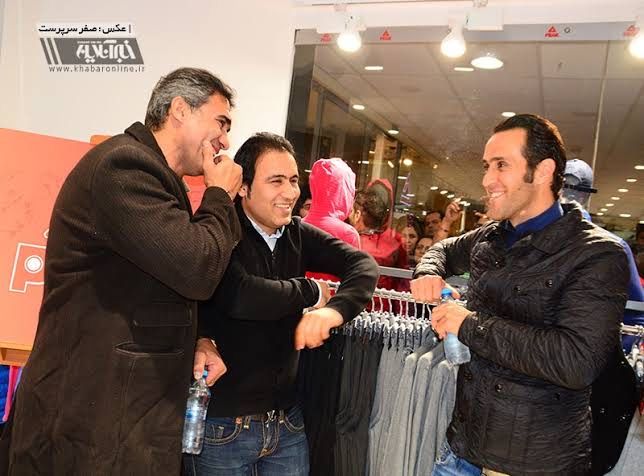 Ahmad Reza Abedzadeh (left), Mahdi Mahdavi-Kia (center), Ali Karimi