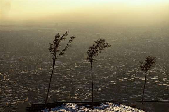 Air pollution in Iran's city of Tabriz. November 22, 2021